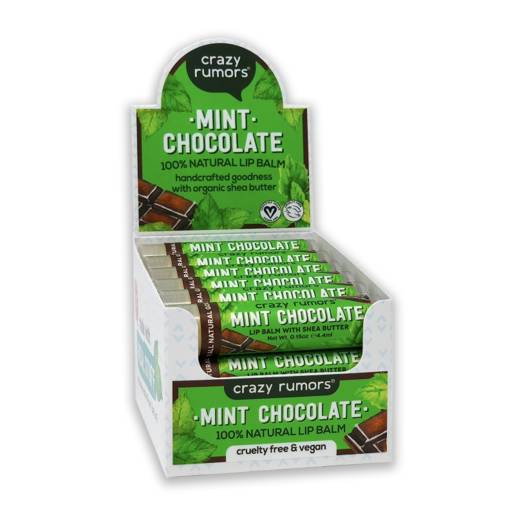 Naturalny balsam do ust Crazy Rumors – Mint Chocolate - 10+2 GRATIS