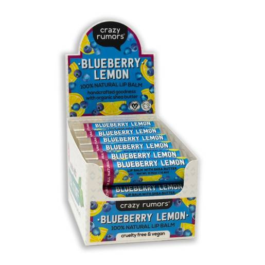 Naturalny balsam do ust Crazy Rumors – Blueberry Lemon - 10+2 GRATIS